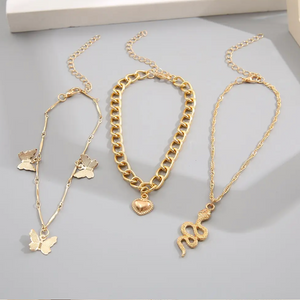 Golden Anklet Set